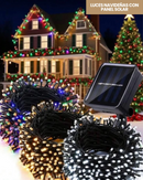 SolarGlow 20M ✨- 200 luces para una Navidad iluminada sin gastar energía.🎄