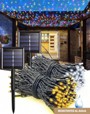 SolarGlow 20M ✨- 200 luces para una Navidad iluminada sin gastar energía.🎄