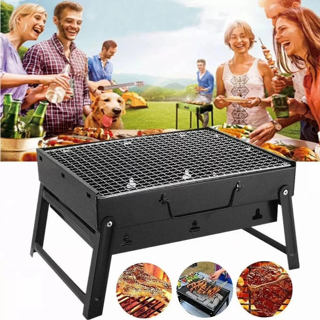 HeatPro Grill 35 — Parrilla portátil profesional para asados perfectos en cualquier lugar.
