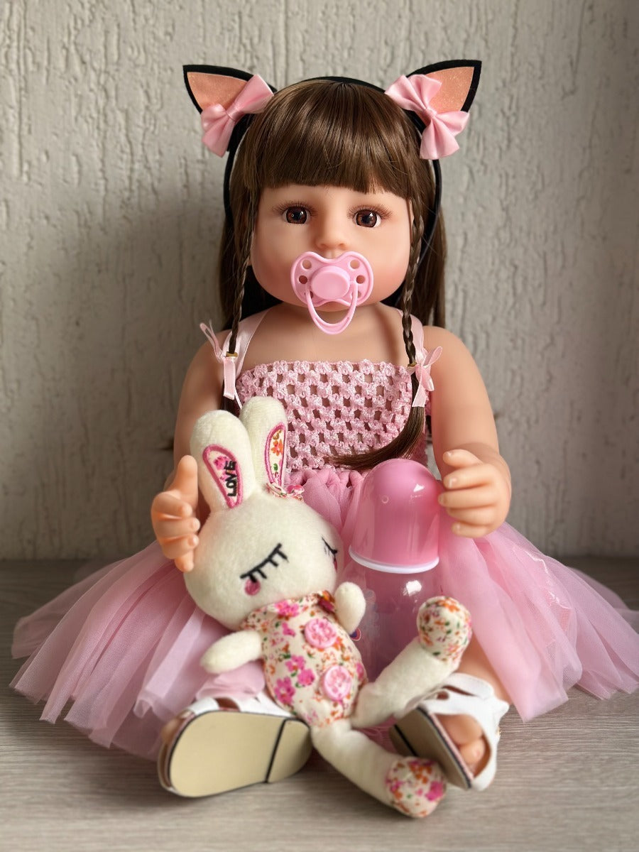 Dulce Reborn 👶🏻 – Amor en Forma de Bebé Real 100% Silicona + Accesorios Completos 🎁