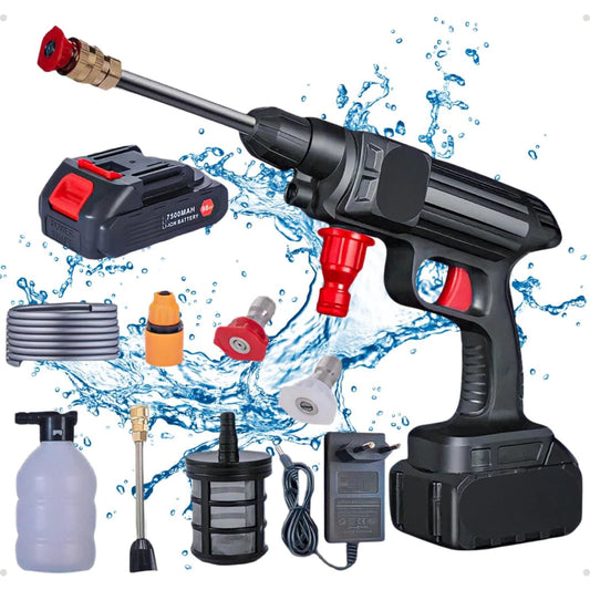 HidroPro X2 – Super Hidrolavadora Inalámbrica Profesional 48V con Doble Batería