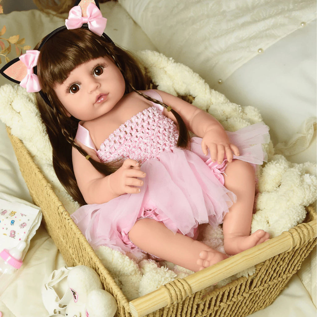 Dulce Reborn 👶🏻 – Amor en Forma de Bebé Real 100% Silicona + Accesorios Completos 🎁