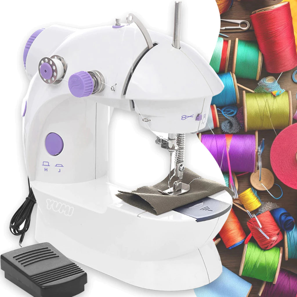 Mini Máquina de Coser 4 en 1 – ¡Costura fácil al alcance de tu mano! 🧵