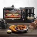 Mini Horno 3 en 1: horno, parrilla y cafetera en un solo aparato compacto