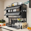 Escurridor Premium 2 Niveles con Tapa – Cocina Organizada y Sin Desorden ✨