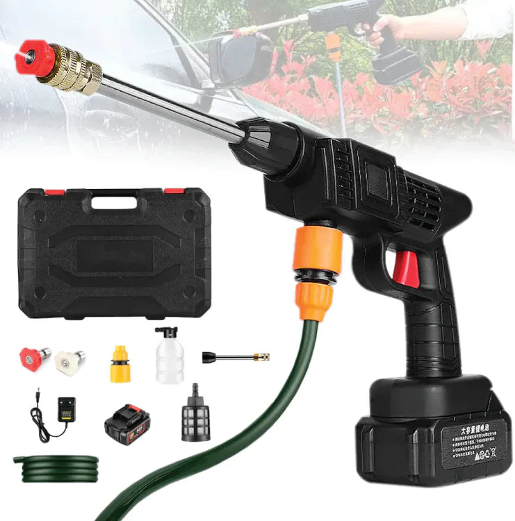 HidroPro X2 – Super Hidrolavadora Inalámbrica Profesional 48V con Doble Batería