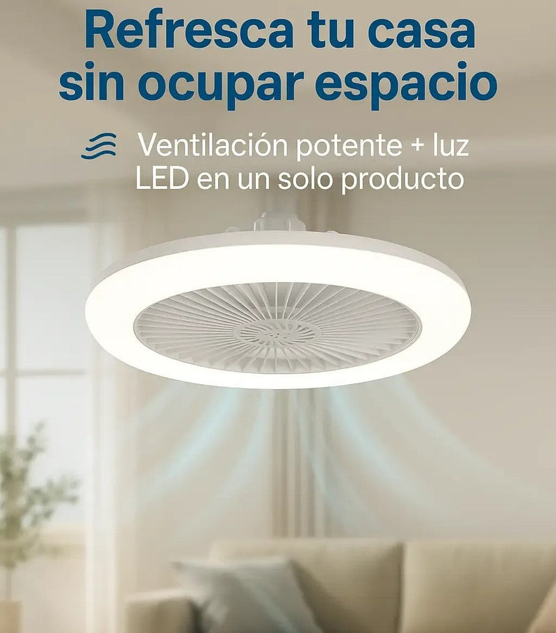 AireLuz 2 en 1 - Ventilador y Lampara de Techo 💡