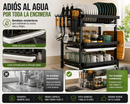 Organizador de Loza Premium de 3 Niveles | Máxima Capacidad y Ahorro de Espacio
