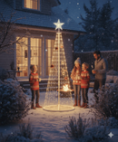 🎄 El Árbol de Navidad que Eleva la Elegancia con un Diseño Iluminado ✨ y Estilo Impecable, Sin Necesidad de Decoración