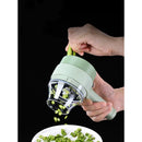 🥕 PowerMax 4X – Tu Nuevo Aliado en la Cocina 🔪 Corta, Pica, Pela y Limpia… ¡Todo con Solo un Botón!