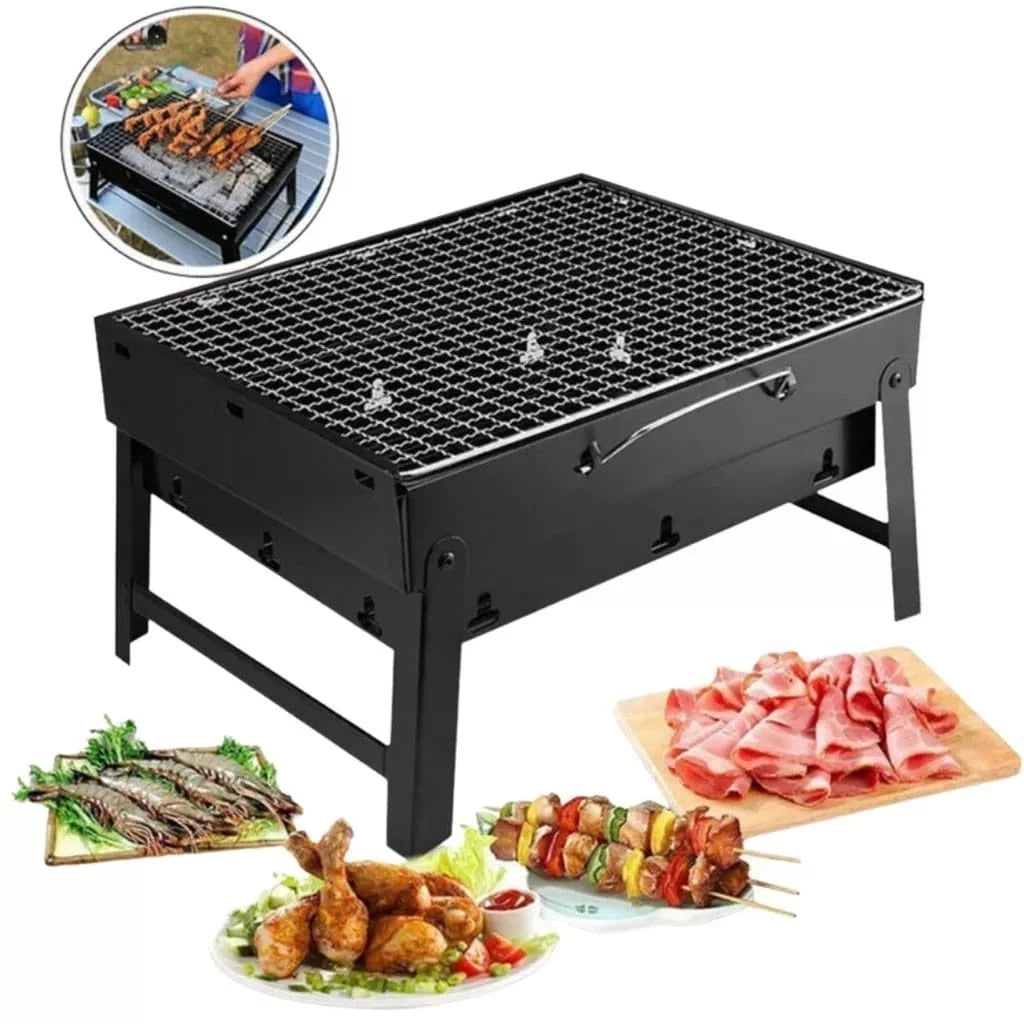 HeatPro Grill 35 — Parrilla portátil profesional para asados perfectos en cualquier lugar.