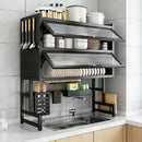 Escurridor Premium 2 Niveles con Tapa – Cocina Organizada y Sin Desorden ✨